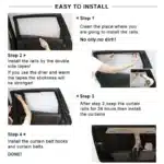 Rideau occultant pour voiture 3