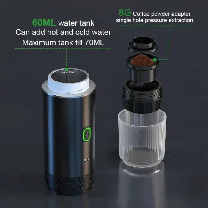 Mini cafetiere de voyage 5