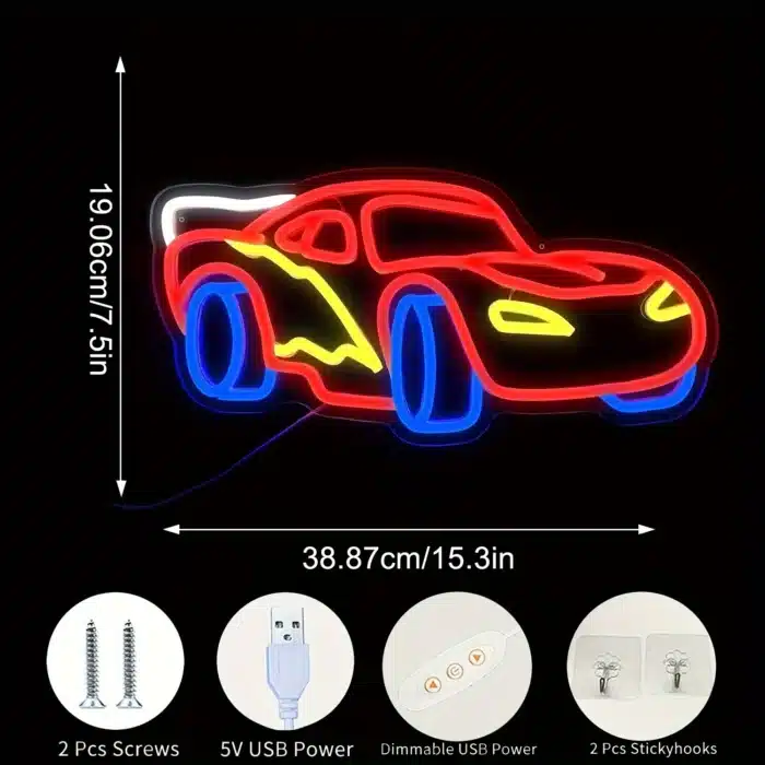 Neon voiture 3