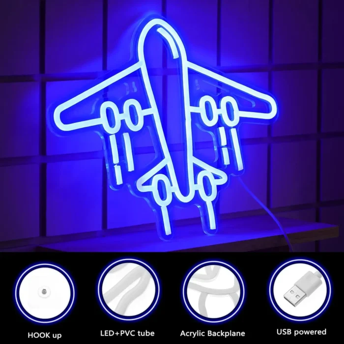 Neon avion 3