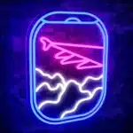 Neon fenetre avion 1